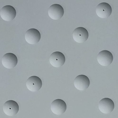 Dalles podotactiles gris clair - 1350 x 412mm, préadhésivée intérieur