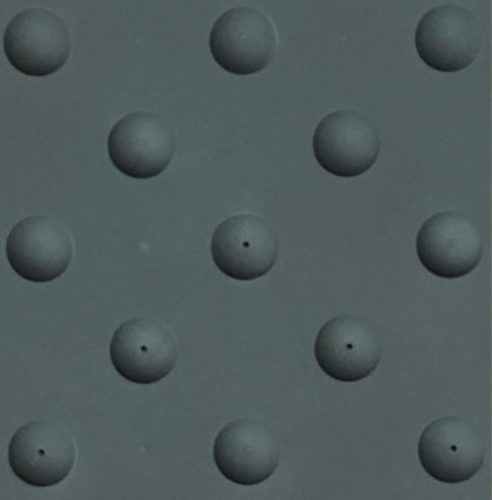 Dalles podotactiles gris foncé - 1350 x 412mm, préadhésivée intérieur